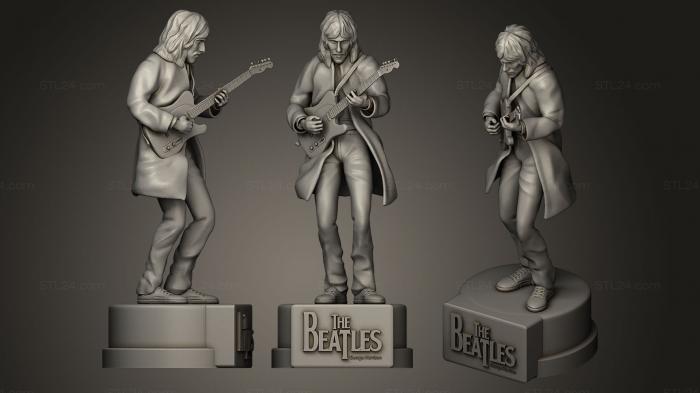 Statues of famous people (George Harrison, STKC_0035) 3D models for cnc